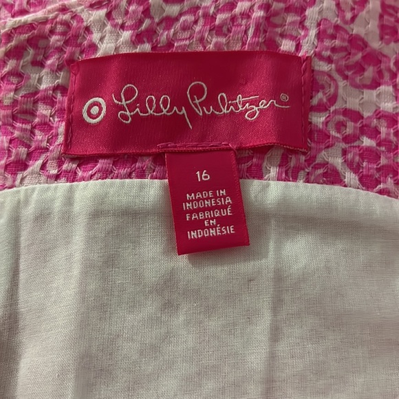Lilly Pulitzer Pink Mini Shift Dress for Target - Picture 3 of 4